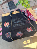 Red and Black Mama Tote