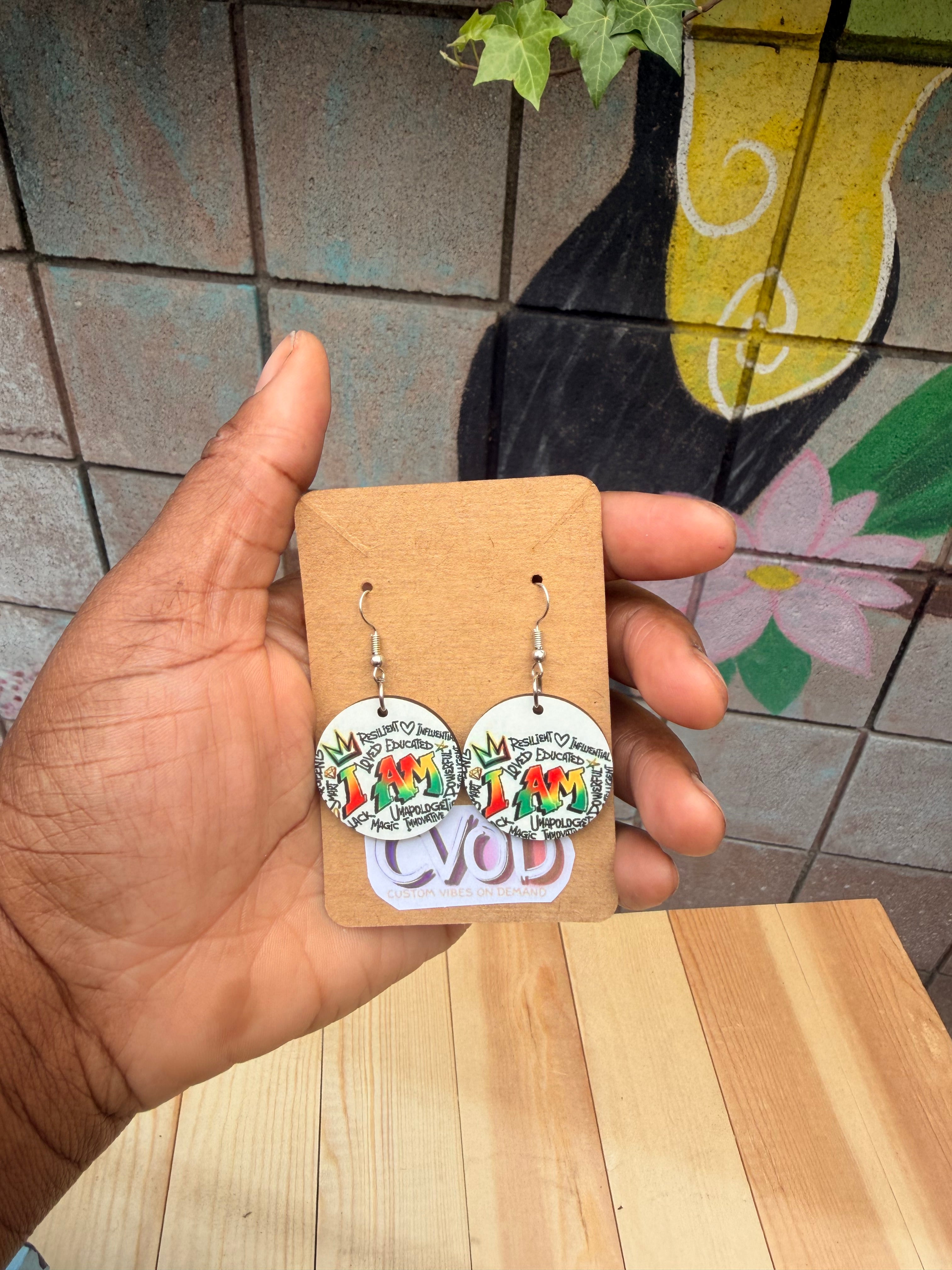 “I Am” Earrings
