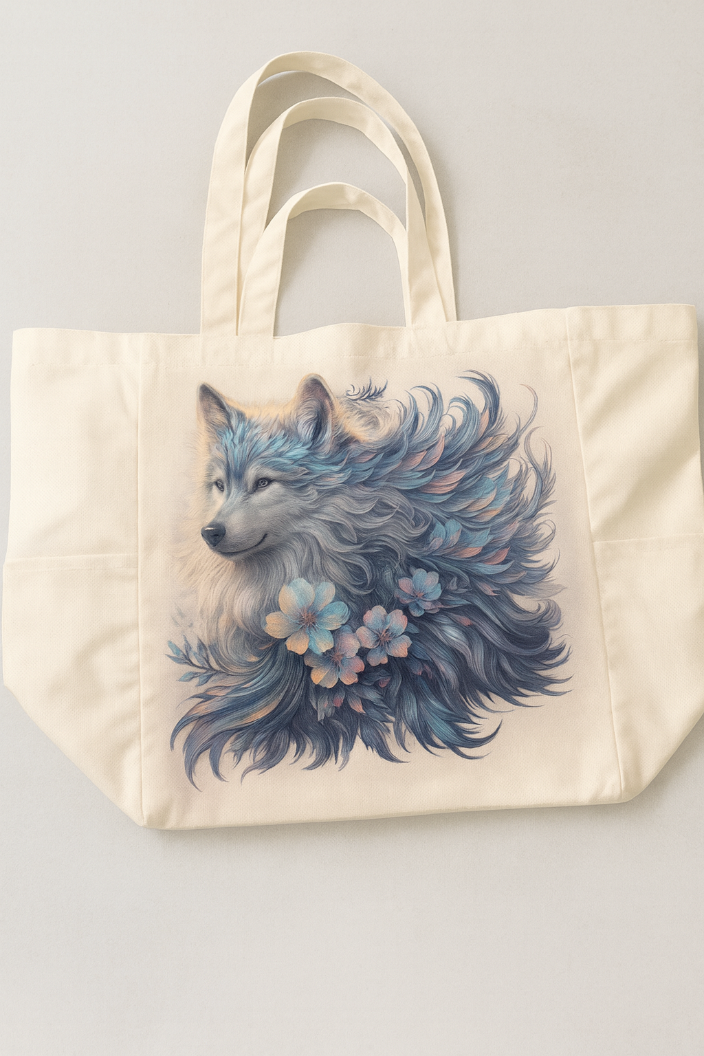 Flower Dog Tote