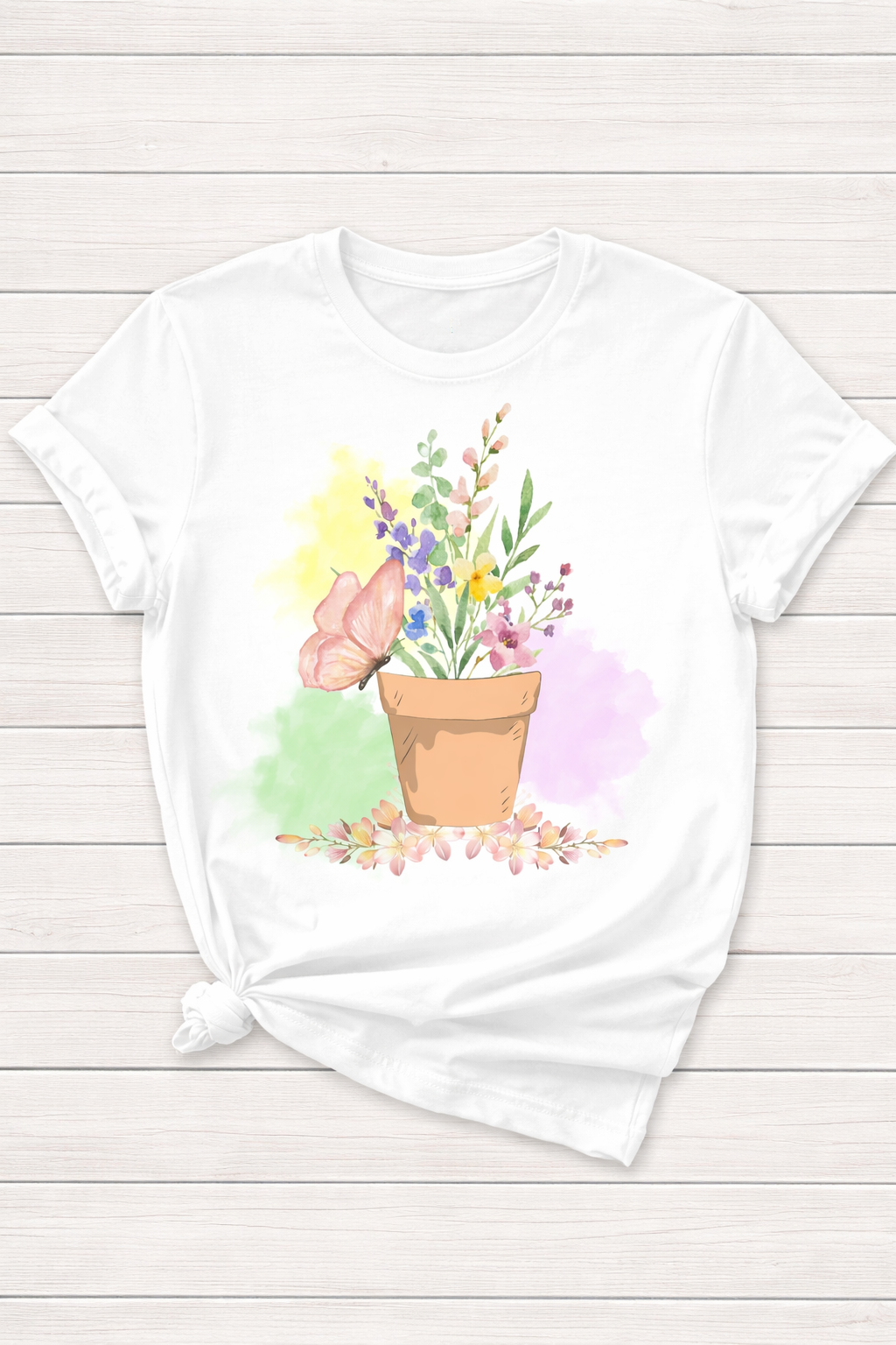 Flower pot shirt