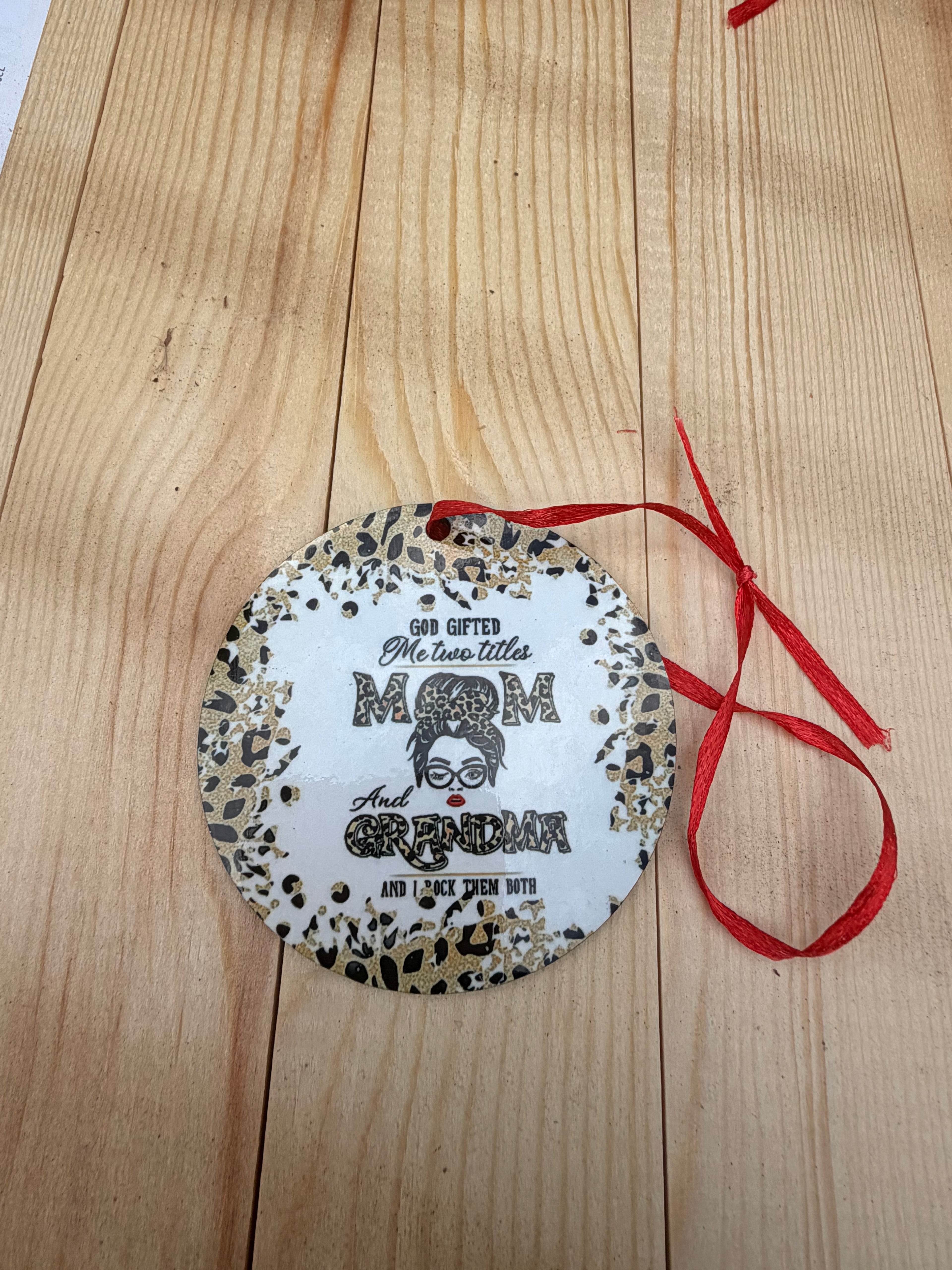 Mom and Grandma Ornament