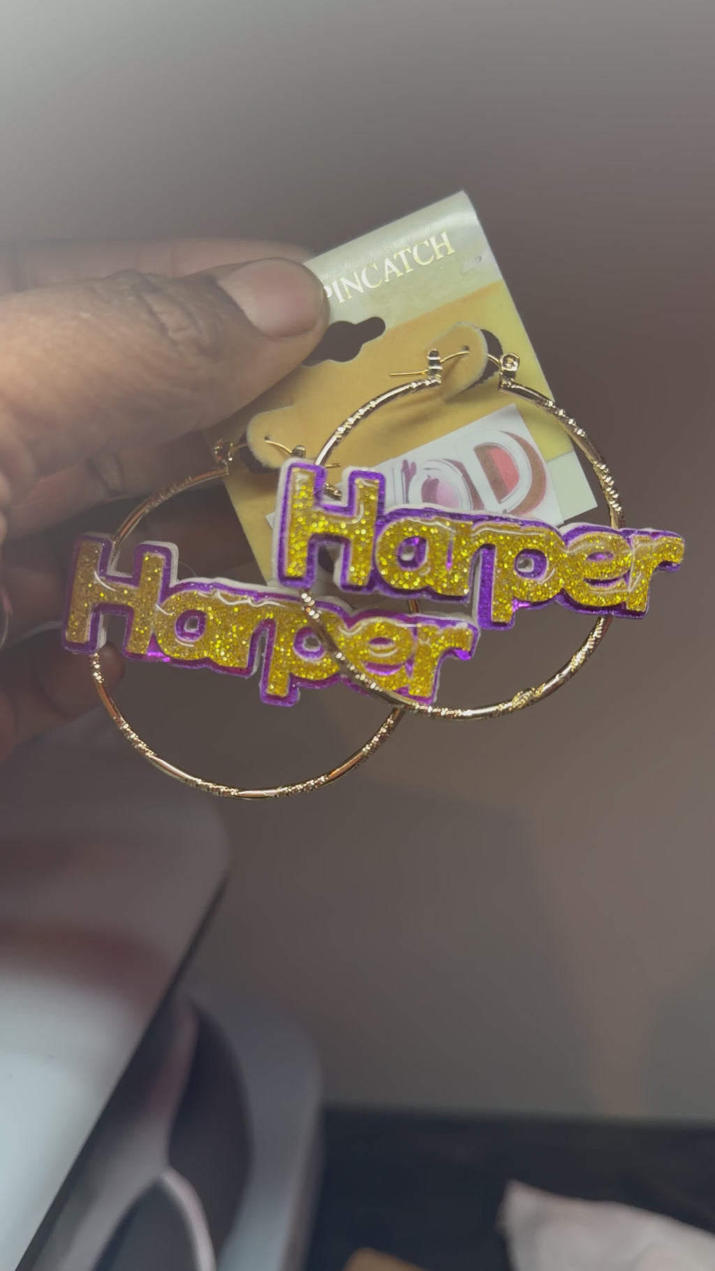 Name Earrings